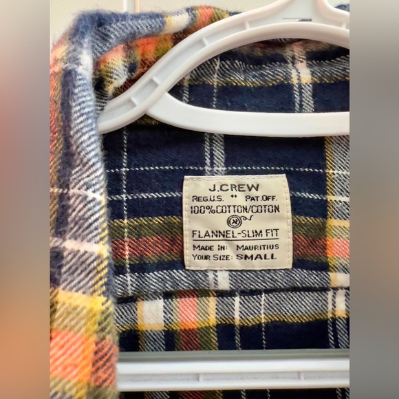 J. Crew Cotton Slim Fit Flannel - Men’s - Sz Small - Picture 2 of 4